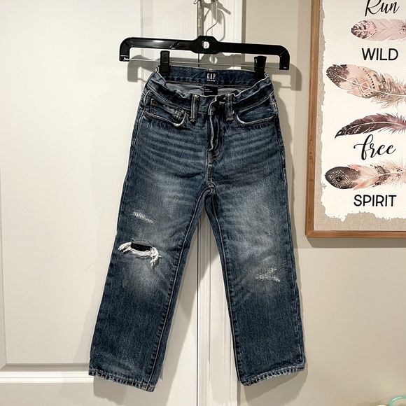 GAP Original Jeans Ripped Look Boys 6 - Picture 1 of 4